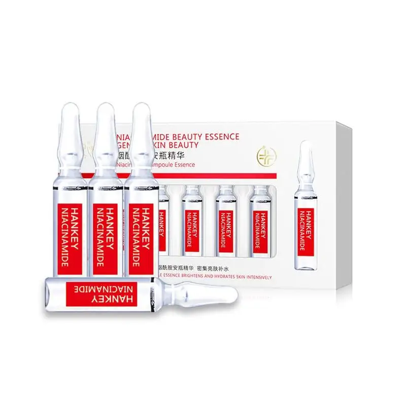 7*2 мл Niacinamide отбеливающая лицевая сыворотка ампула увлажняющая против морщин