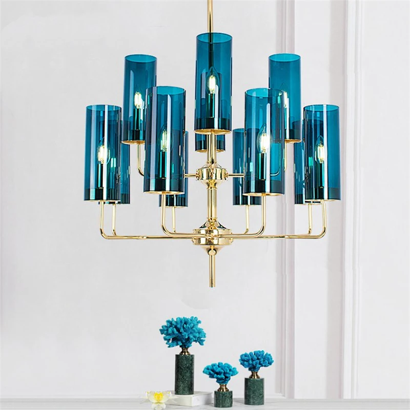 

Nordic Chandelier Lighting Post-modern Luxury Hang Lamp Glass Pendant Lamp Living Room Dining Room Lights Home Decor Luminaries