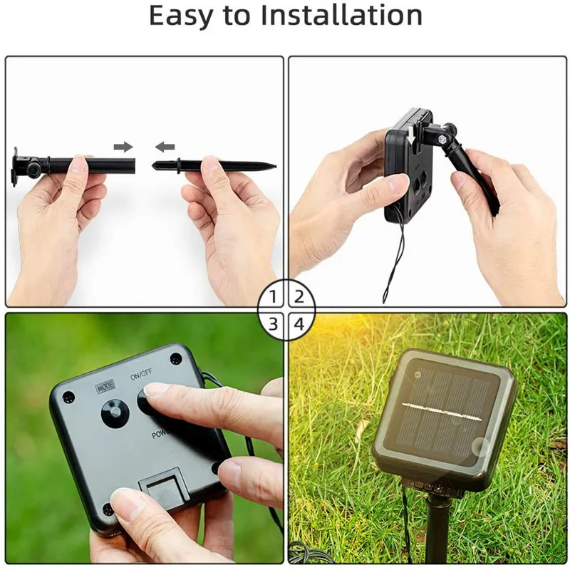 

Solar G50 Lantern Light String Outdoor Garden Courtyard Waterproof Saint Holiday Decoration Light 30/20/10LED