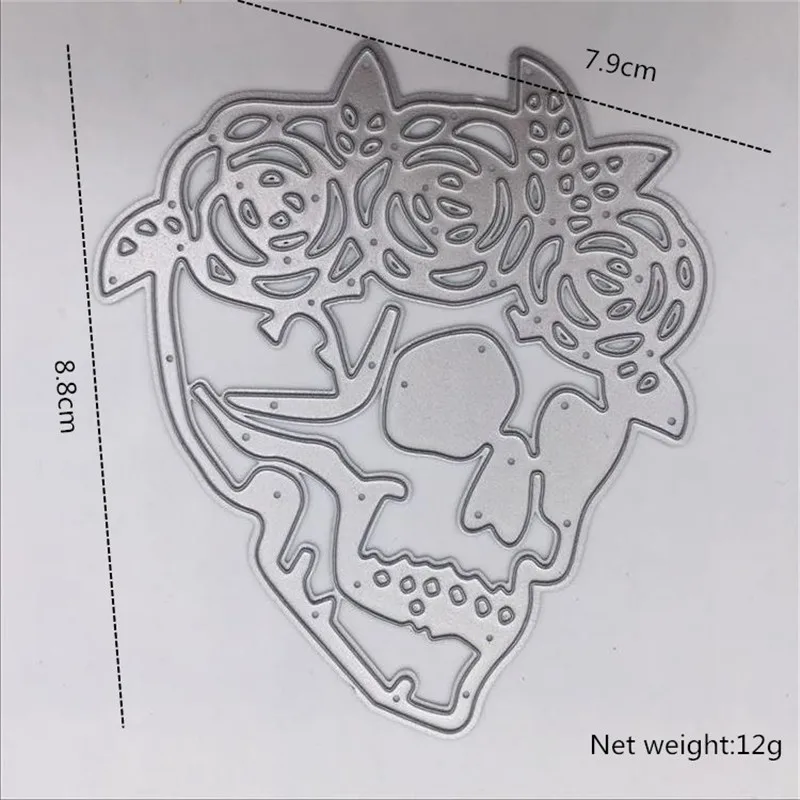 Вырубные штампы с полым черепом для скрапбукинга новые изготовления карт