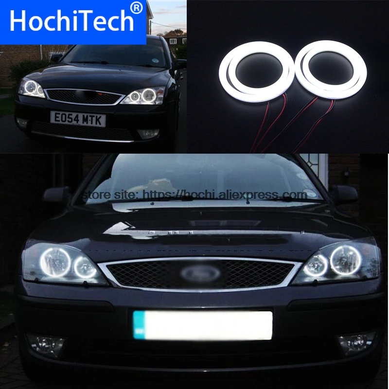 HochiTech Eexcellent молочно белый Хлопковый чехол SMD angel eyes halo ring kit Дневной светильник DRL