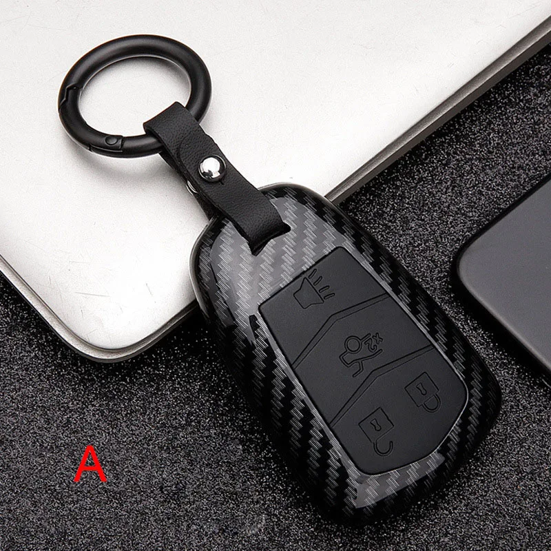 

ABS Silica Gel Car Key Cover Key Case Protection For Cadillac CT6 ATS CTS-V CTS XTS XT5 ELR SRX Escalade Key Covers