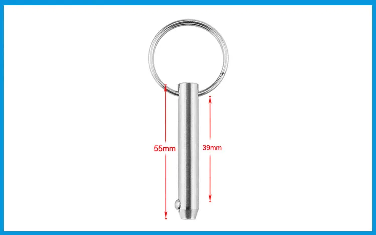 8*55 мм BSET MATEL морской класс быстроразъемный шариковый штифт для лодки Bimini Top Deck