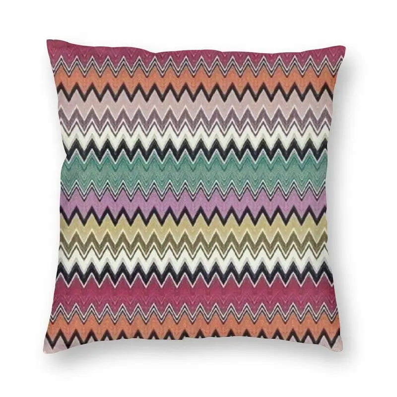 

Красочные Чехлы в стиле бохо с зигзагом для дивана, домашние декоративные Квадратные наволочки в скандинавском богемном стиле с геометриче...