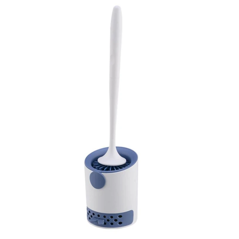 

Toilet Brush With Bracket,Bathroom Toilet Bowl Cleaning Brush And Storage With Soft Bristles,Removable Water Drawer