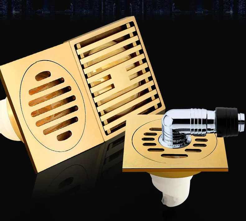 Напольные Водостоки для слива пола полностью медный ценный золотопромывочная