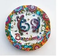 

Spain Teneriffe Lizard Fridge Magnet Barcelona Lanzarote Ibiza Chameleon Animal Frog Refrigerator Magnetic Stickers Travel Gift