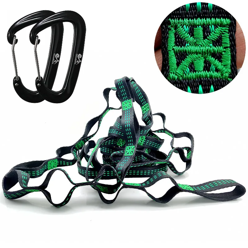 

Регулируемый, с деревом подвесные ремни для гамака, веревка для скалолазания, Воздушный Гамак для йоги, ремень 12kn