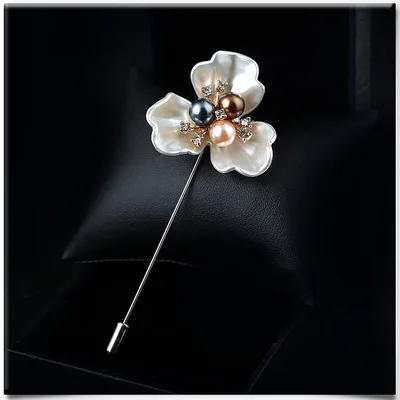 Бесплатная доставка модная женская цветочная брошка пальто для волос аксессуары