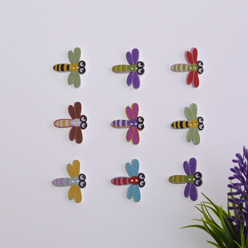 50 шт. декоративные деревянные пуговицы для скрапбукинга|Пуговицы| |