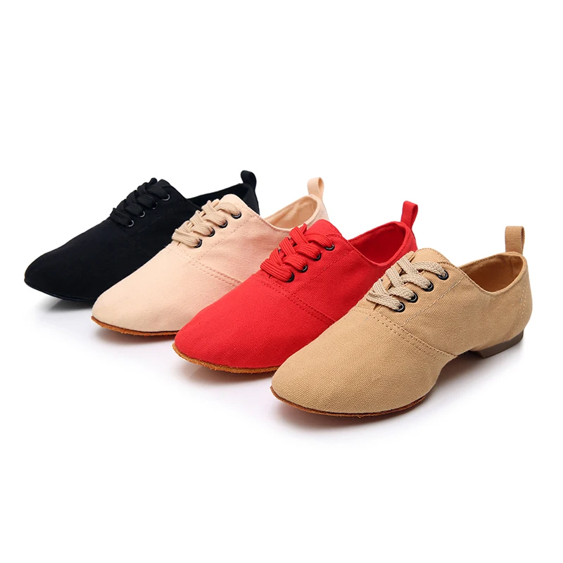 Хиппозиус Джаз танцевальная обувь парусиновые размеры EU34-45 для женщин девушек