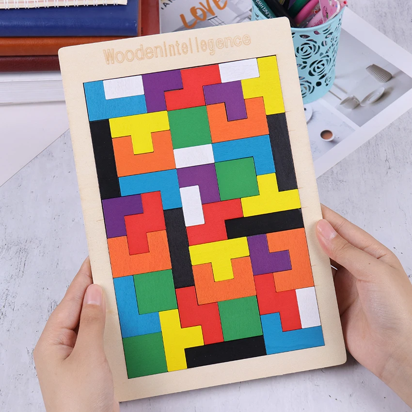 Игра-Головоломка детская деревянная цветная 1 шт. | Игрушки и хобби