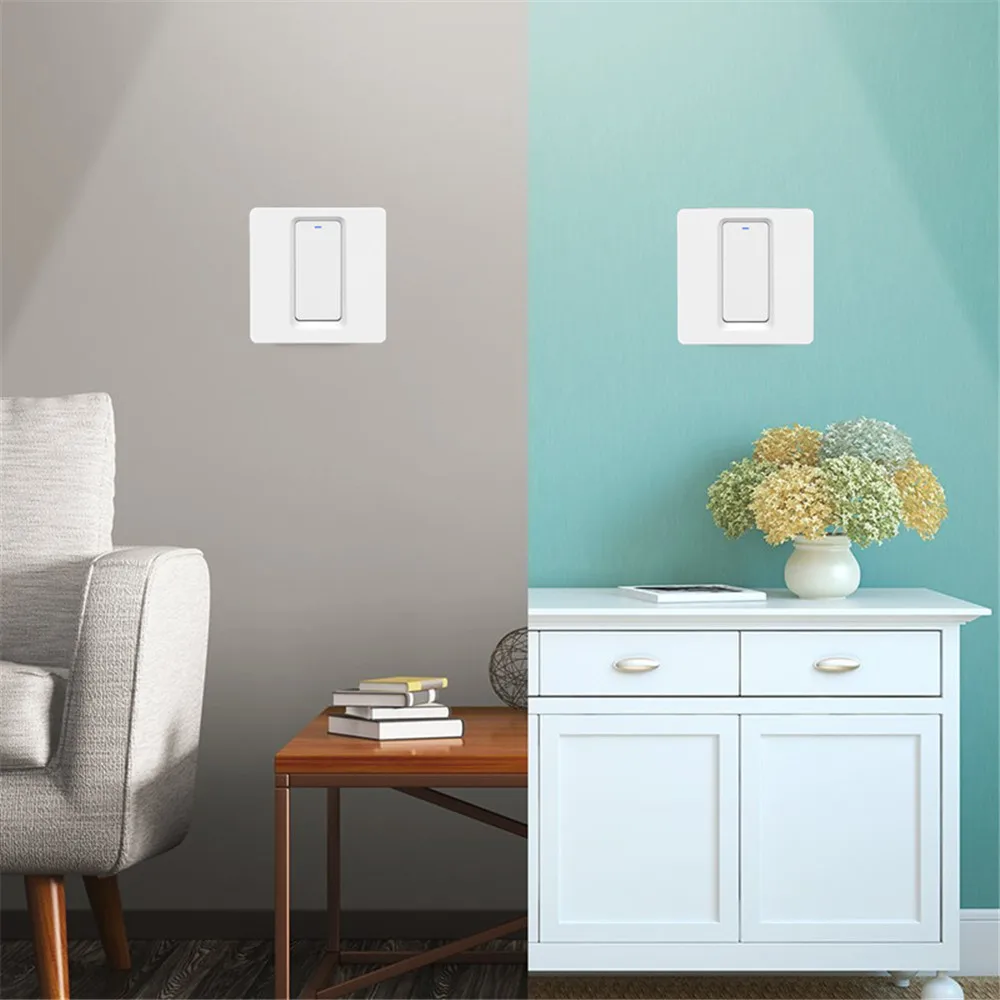 Лампа ЕС Светодиодный светильник умный переключатель Wi Fi Tuya/приложение Smart Life 1/2/3