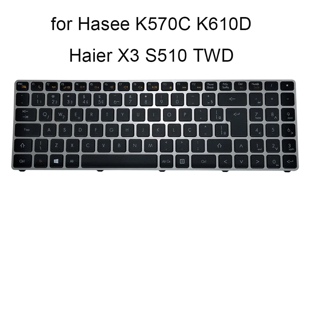 

New Laptop Brazilian keyboard For Haier X3p S510&Quanta TWD for Avell B153 Plus for hasee K570C K610D BR brazil qwerty keyboards