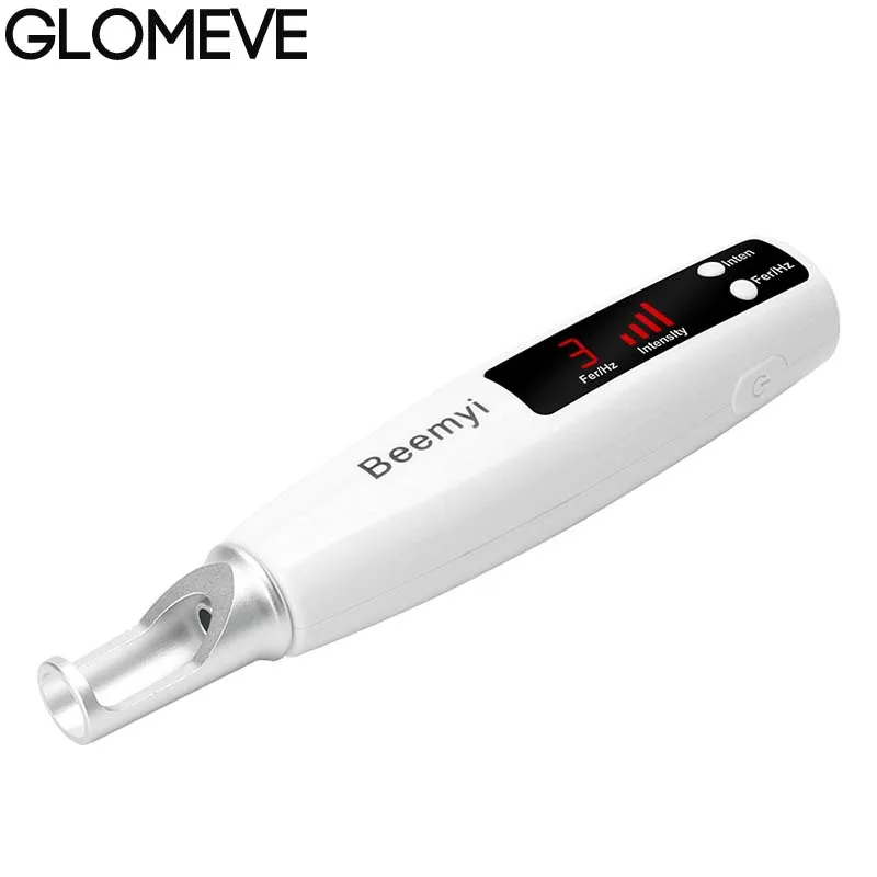 Заряжаемая Лазерная пикосекундная ручка красный синий свет удаление веснушек