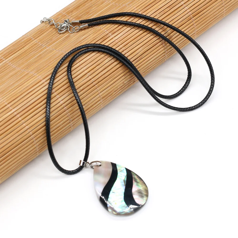

Wholesale Natural Shell Pendant Water Drop Necklace Jewelry For Women Jewelry Necklace Reiki healing gift