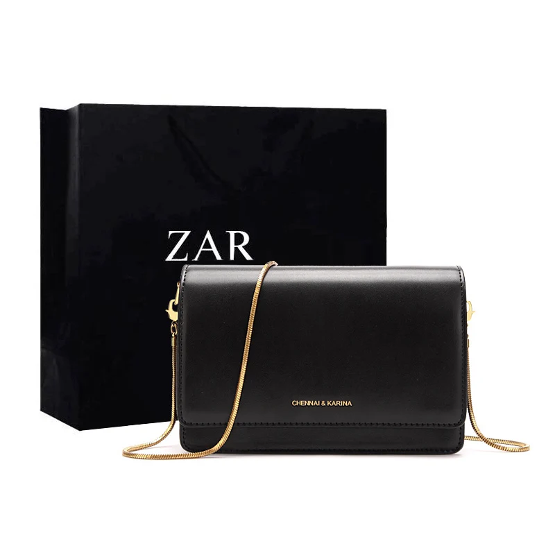 Сумка-мессенджер для женщин с маленькой цепочкой Роскошный дизайнерский