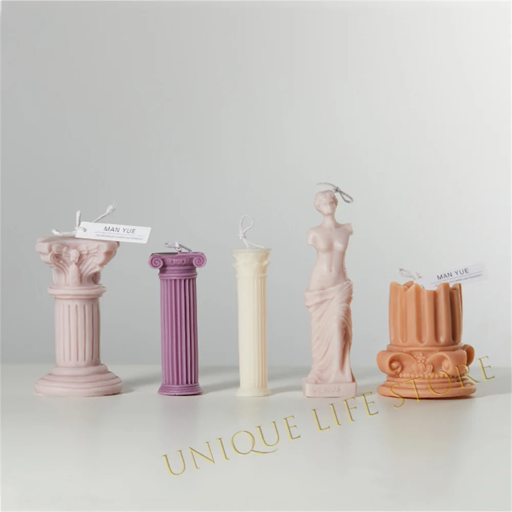 Новинка 2022 римская свеча на колонне силиконовая форма сделай сам