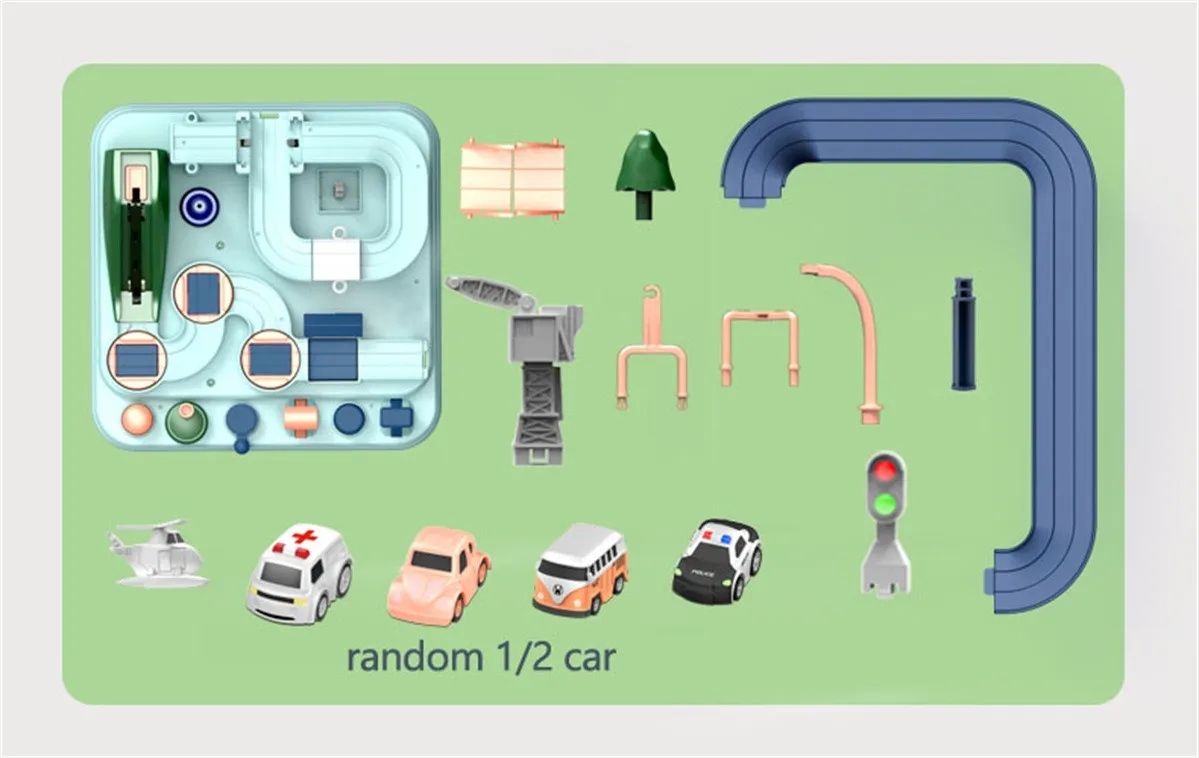 Автомобиль городская спасательная игрушка набор интеллектуального обучения