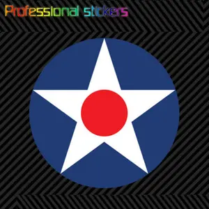 Наклейка USAAC Round EL, высекающая наклейка, армия США Air Corp 1919-1942, наклейка s для мопедов, автомобилей, ноутбуков, телефонов