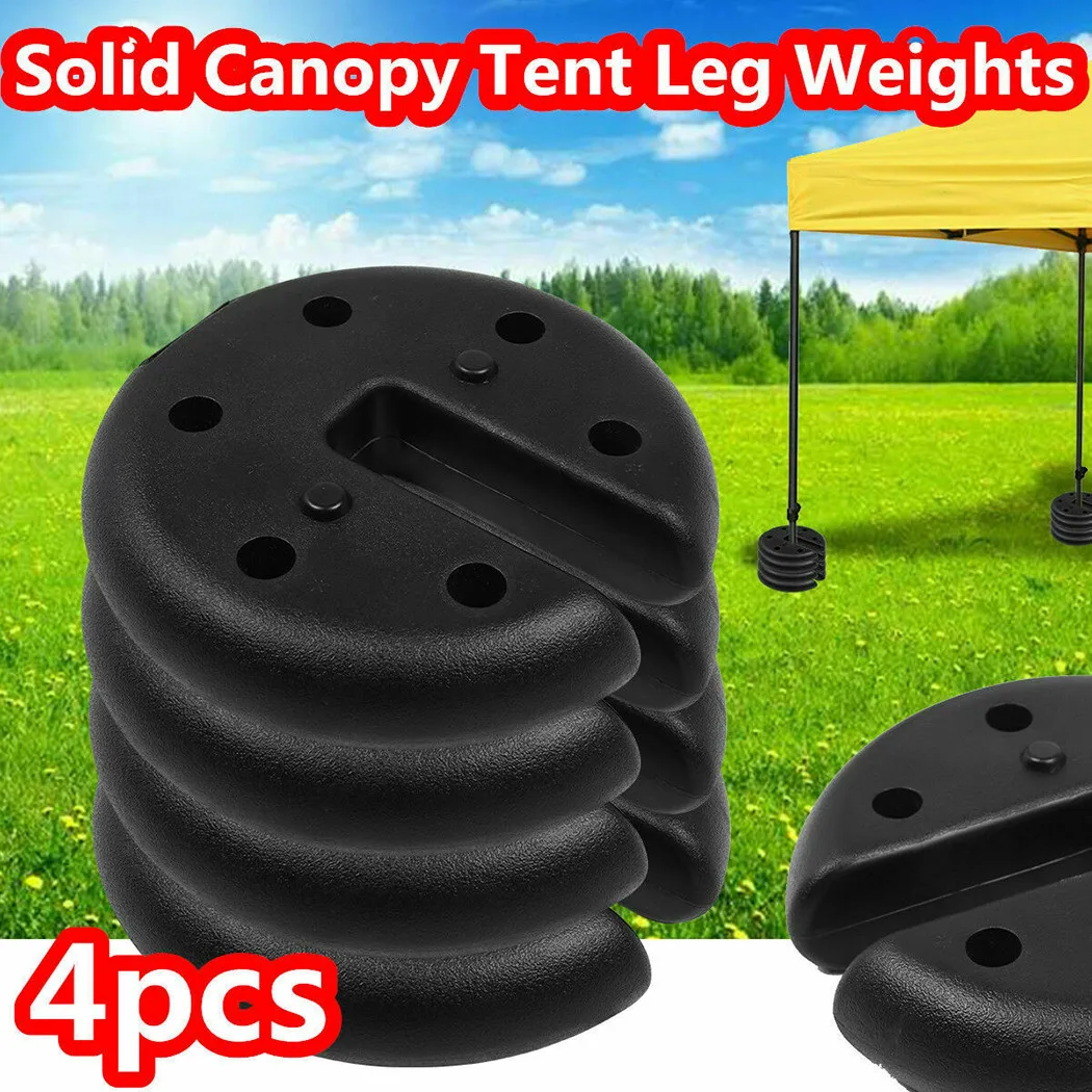 

4PCS Tent Anchor Weights Outdoor Canopy Tent Leg Weights Heavy Duty Anchor Stand Umbrella Gazebo Base Garden Structures