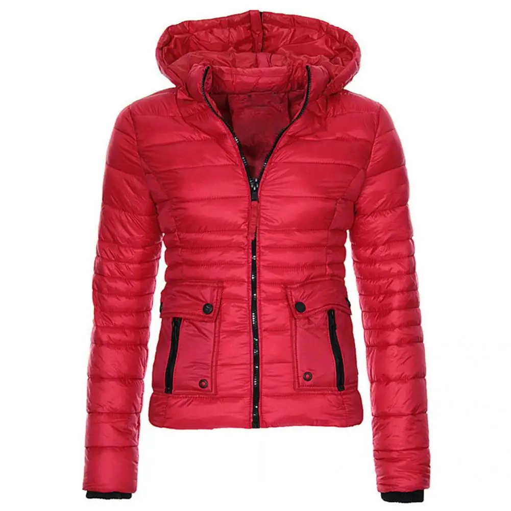 Women Down Coat Fabulous Skin-friendly Solid Color Casual Winter Down Coat for Shopping  Winter Down Coat  Winter Jacket