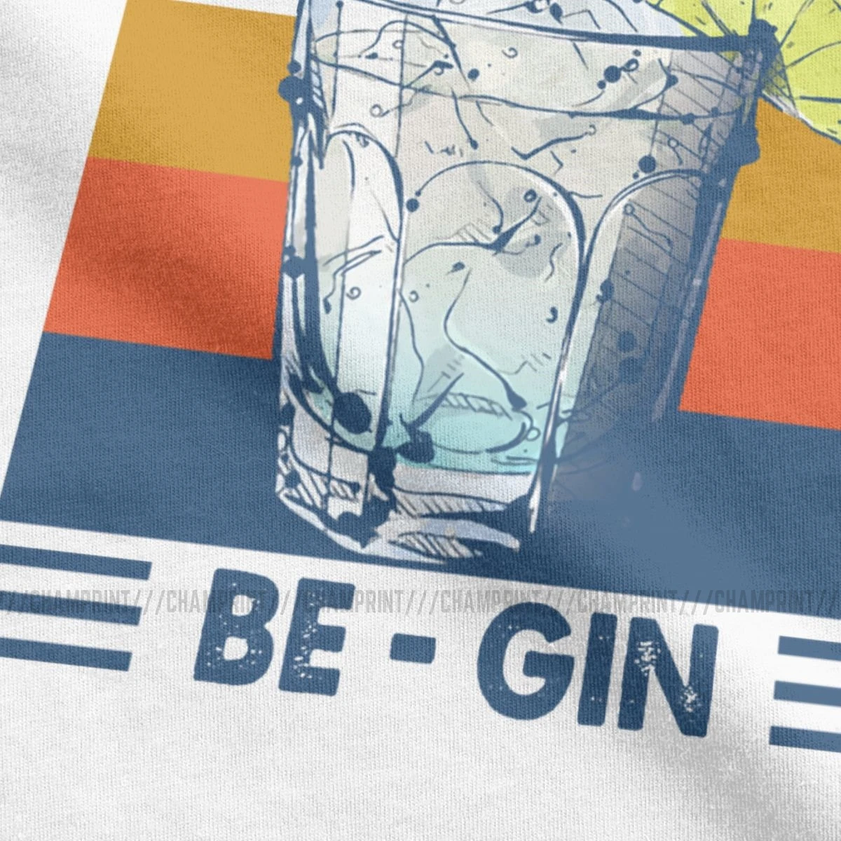 Мужские футболки Let The Evening Be Gin Martini Cocktail Забавные с коротким рукавом винтажные