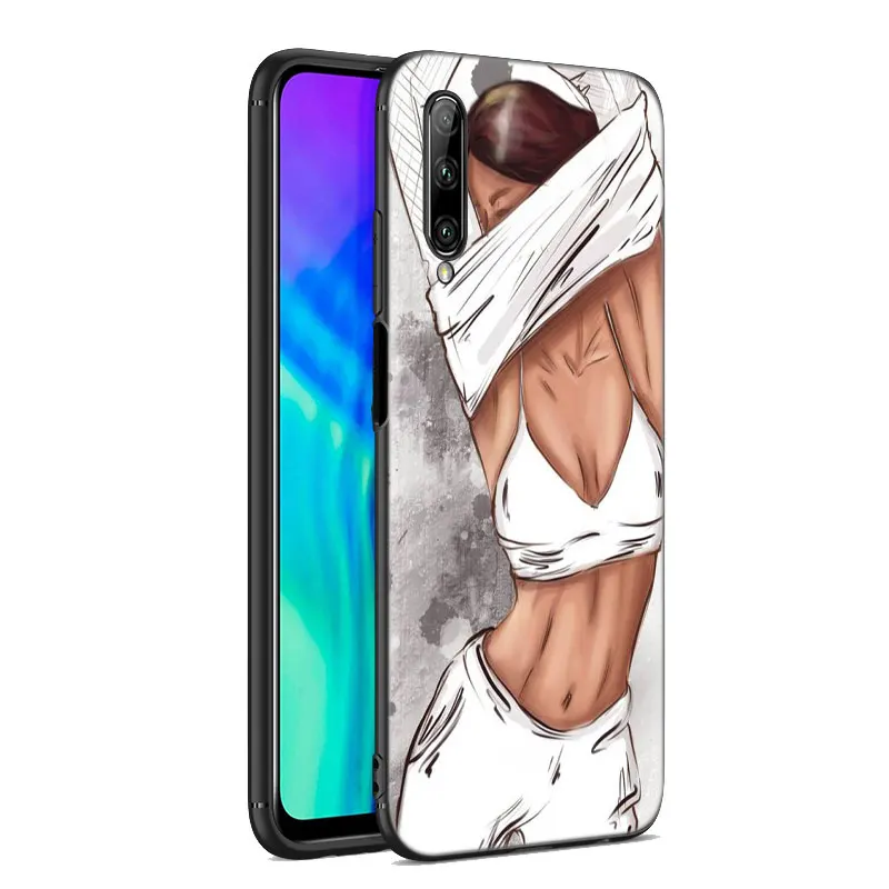 sexy hot girl case for huawei honor 10x lite 7a 7s 8a 8s 8c 8x 9a 9c 10i 20i 30i 20s 20e 9x pro 10 8 lite soft tpu black cover free global shipping