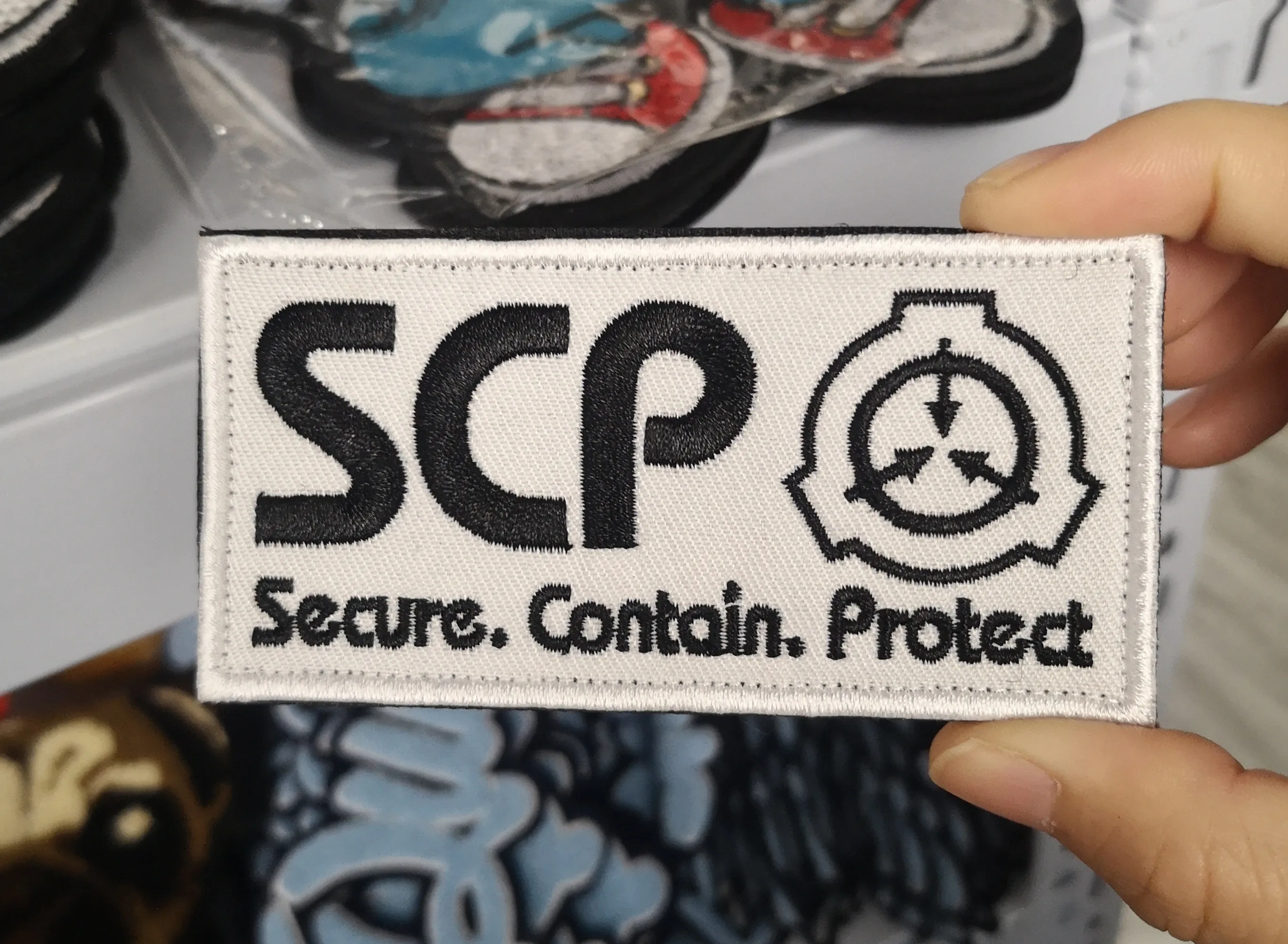SCP патч для джинсы, SCP патчи, застежкой-липучкой scp значки аппликации для джинсов оригинального дизайна, значки, патчи для одежды A830 - Цвет: 6