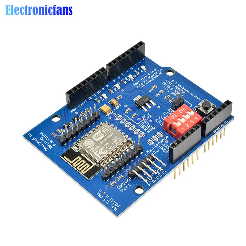 ESP8266 ESP-12E UART wifi беспроводной Щит макетная плата для Arduino UNO R3 схемы модули плат один