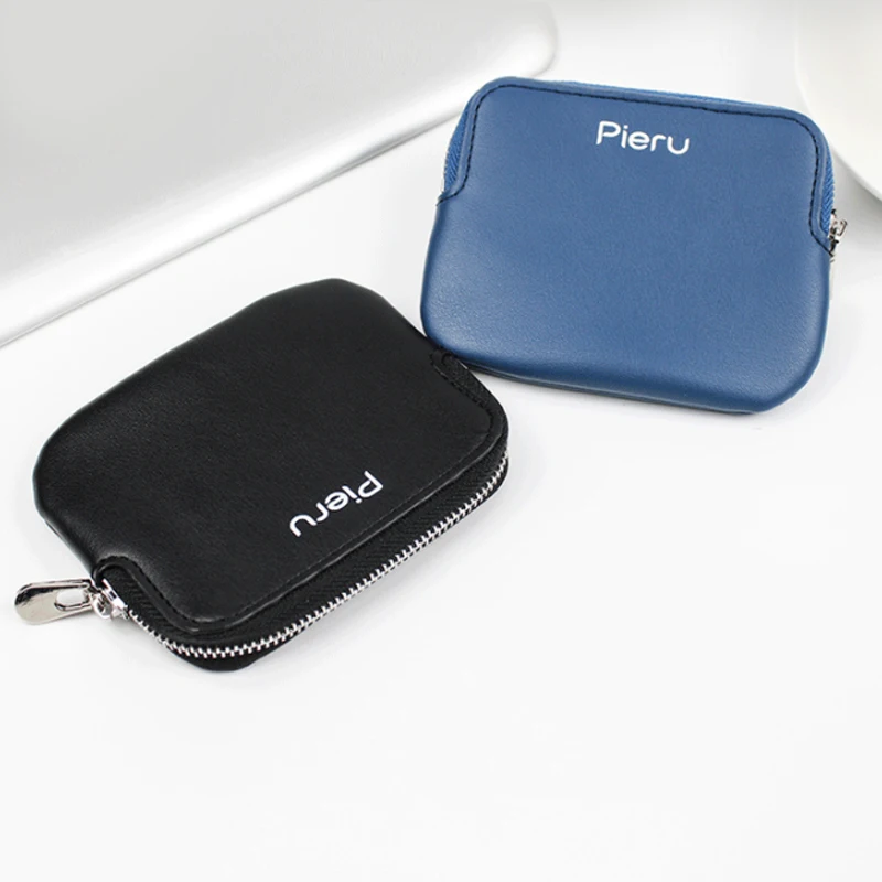 

Key Case Small Coin Purse Business Card Holder Mini Zipper Bag Coin Purse Solid Multifunctional Coin Purse Credit Card Holder