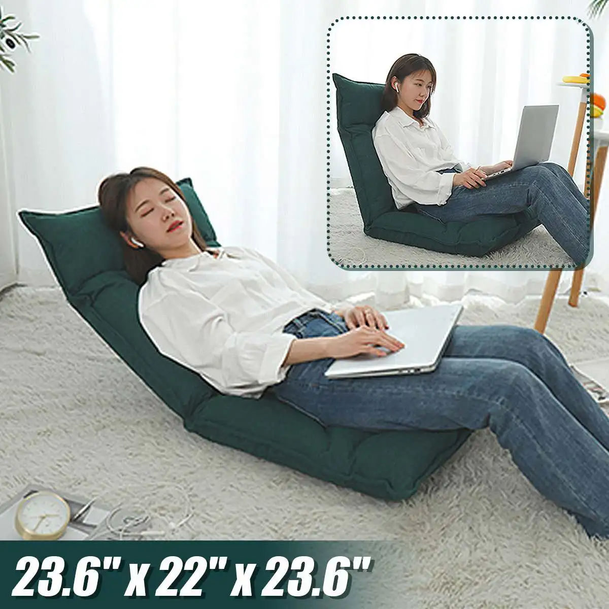 

Новинка, складной диван для отдыха, татами, регулируемое кресло для отдыха на полу, балконе, эркере, удобный маленький диван, диван с высокой ...