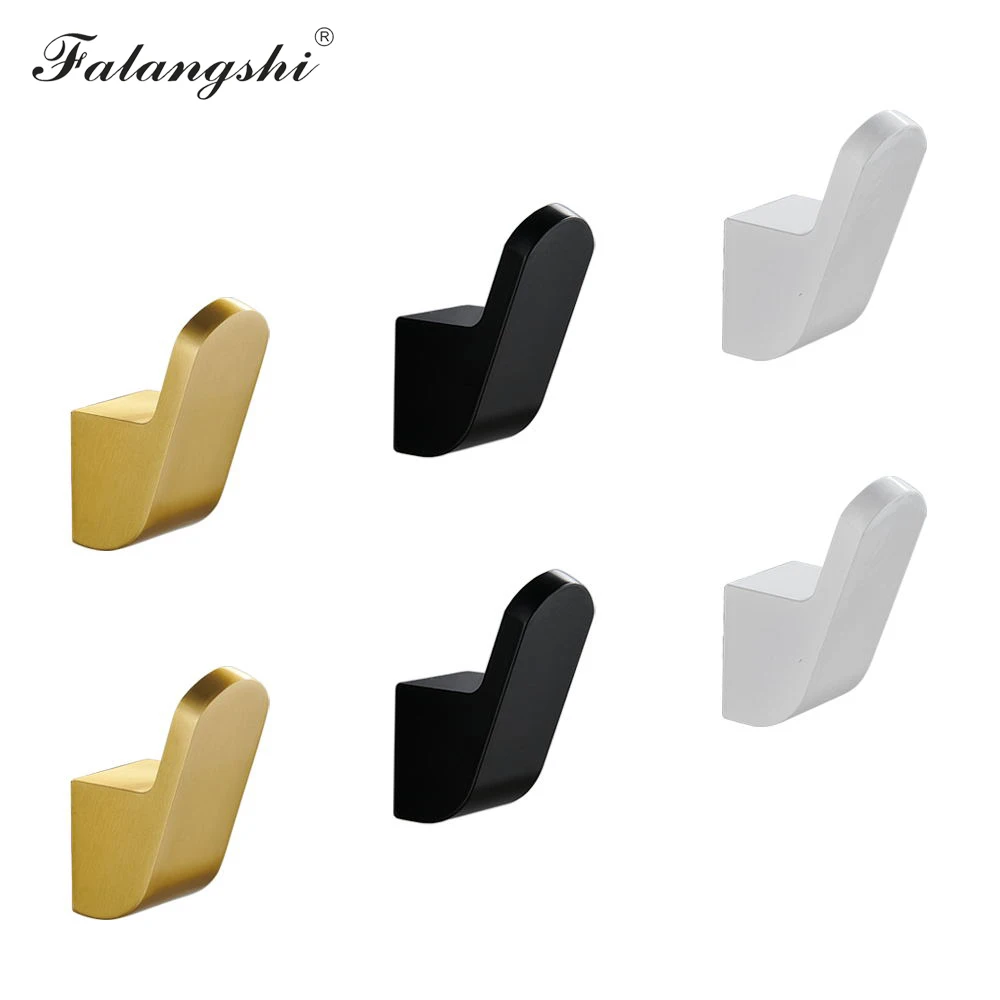 

Multiple Color Bathroom Towel Hooks Clothes Hanger Coat Hooks On The Wall Rustproof Decoration Bathroom Accessories WB8116
