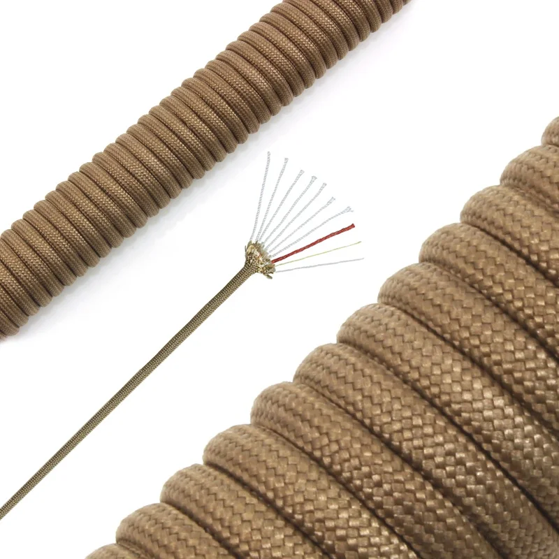 

Paracord 550 4mm Rope 10 Strands Paracord Parachute Cord Rope Climbing Emergency Survival Kit Outdoor Hiking Accessories