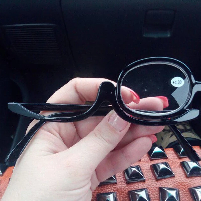 

NONOR Magnifying Glasses Makeup Reading Glass Folding Eyeglasses Rotating Makeup folding Eyeglasses Cosmetic General 1.0-4.0