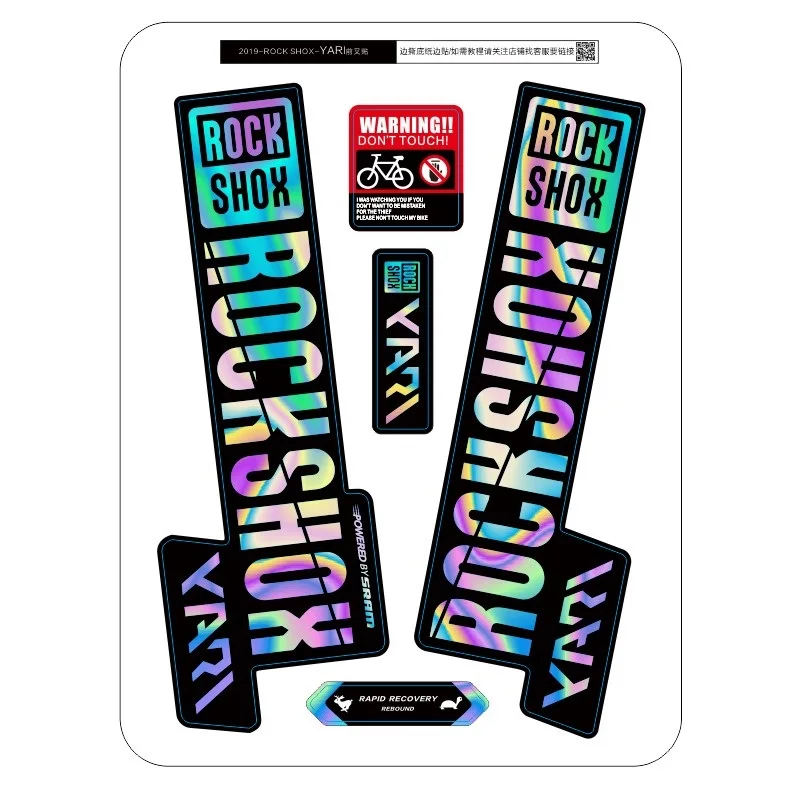 

Наклейка для горного велосипеда Rock Shox YARI 2019