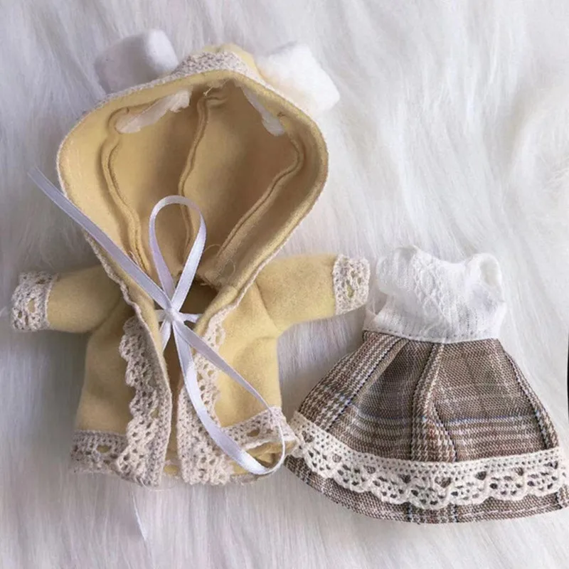 

New 16cm Fashion Doll Clothes Accessories Dress Up Skirt Jeans Set 1/8 Bjd Baby Clothes Skirt Kids Play House Toy Birthday Gift