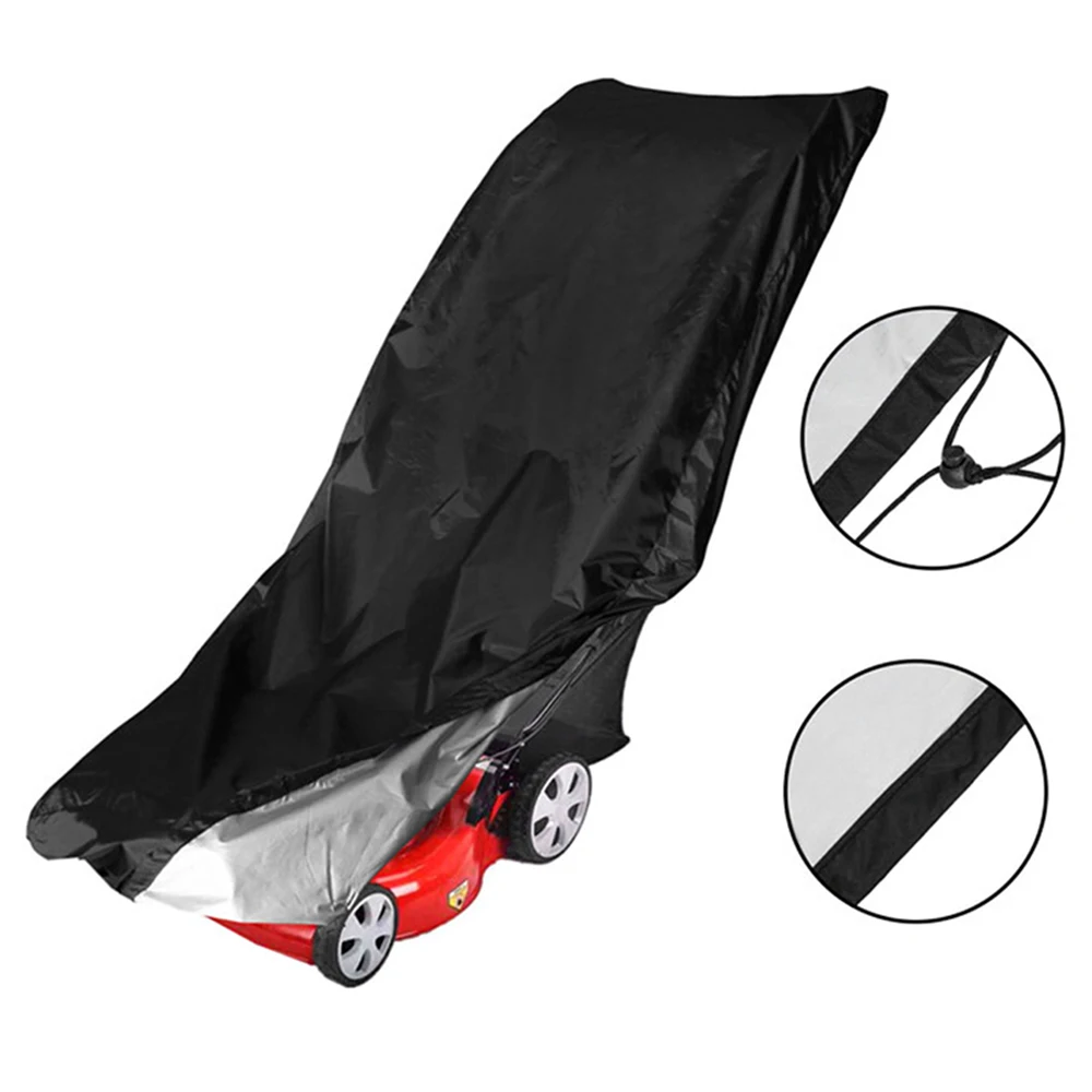 

Waterproof Lawn Mower Covers Weather UV Protector for Push Mowers Universal Fit Protective Cover Patio Furniture Covers Outdoor