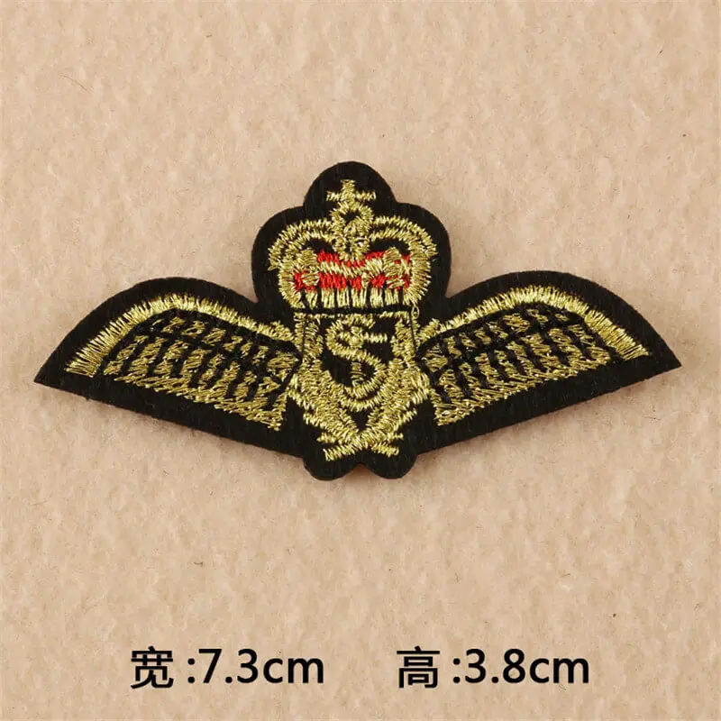 B Лидер продаж 13 видов стилей вышитые армии Военная нашивка в полоску Тактический шить клеевые заплатки для рюкзак для одежды чехол для телефона на руку в полоску - Цвет: B