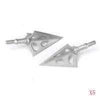 361224 pcs archery 3 fixed broadhead 100 grain x3x5 tips stainless alloy arrowhead hunting for shooting accessories