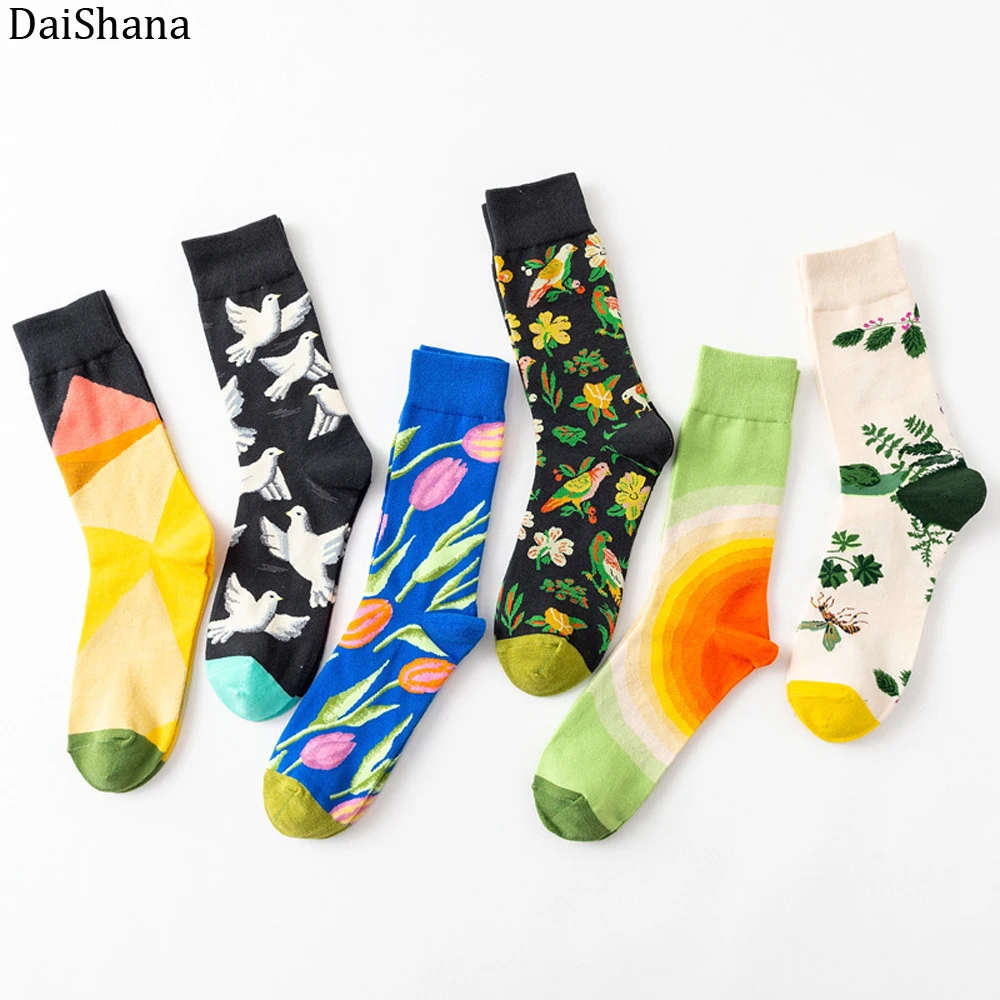 DaiShana 1 пара Новое поступление женские носки креативные хлопковые в стиле