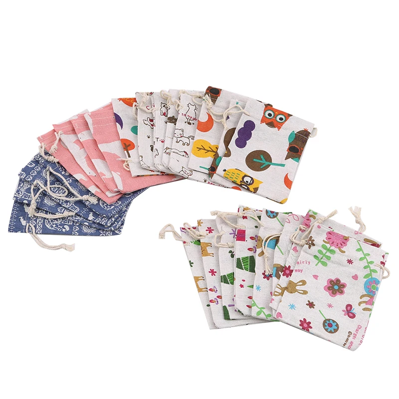 Для рождественской вечеринки милые печенье мешок подарка для конфет закуски