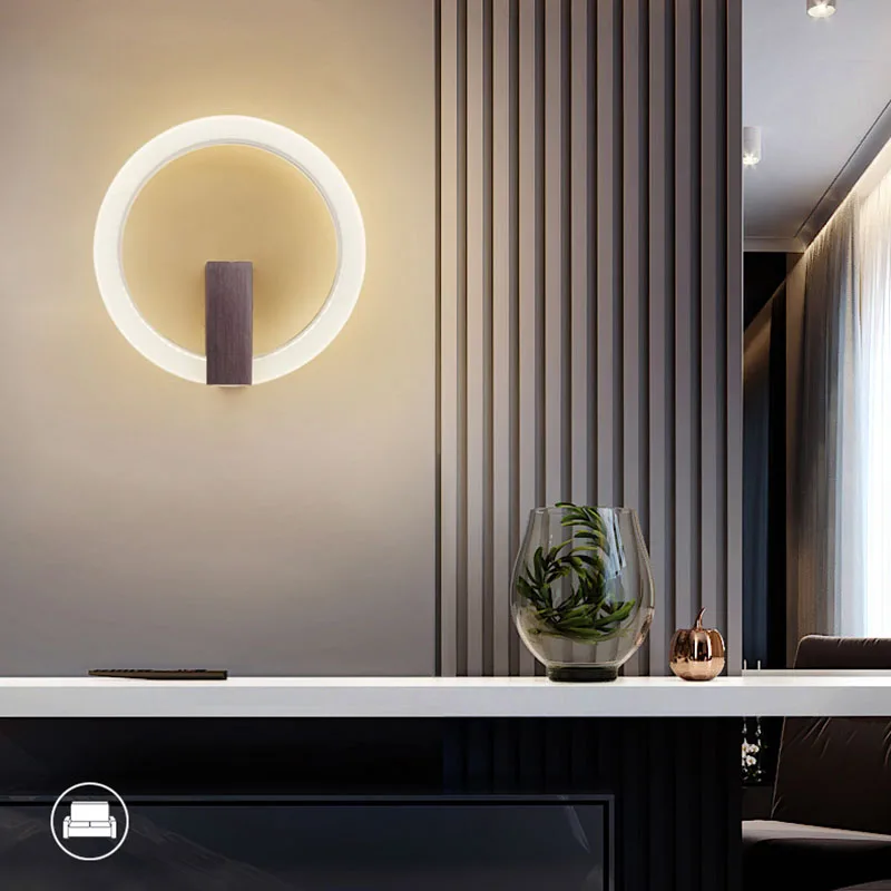 Настенный светильник для спальни светодиодный алюминиевый держатель лампы