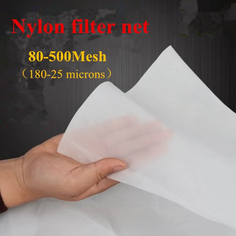 Nylon net filter 80 100 120 150 160 200 250 260 300 350 400 450 500 mesh 180-25 micron nylon wine water filter paint ink purify