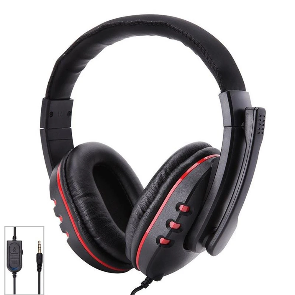 Новые наушники с микрофоном Hi Fi игровая гарнитура компьютерные портативные для