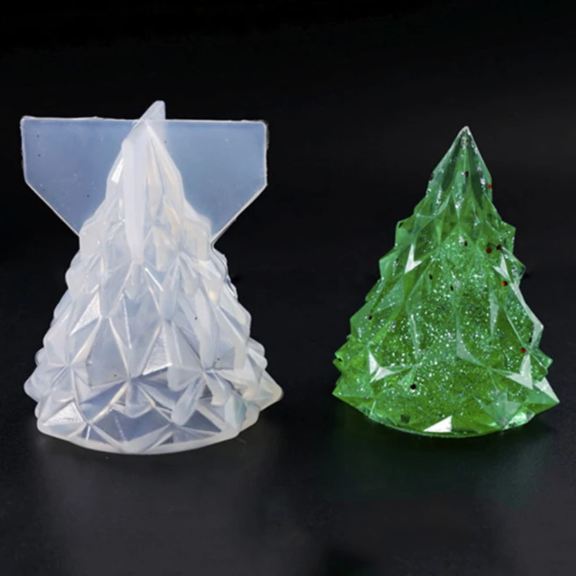 3D силиконовая форма DIY ночник держатель Кристалл эпоксидная смола для украшения