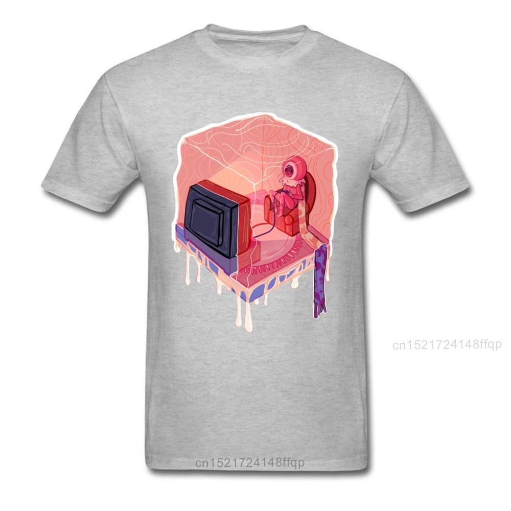 Ледяной куб 2018 телефон ленивый человек черная футболка летние мужские топы