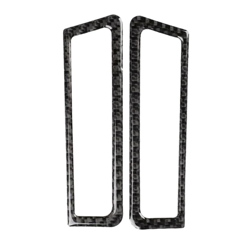 

Seabuy for Infiniti Q50 Q60 13-19 Window a Piller Vent Air Outlet Cover Decoration Trim Car Interior Accessories Carbon Fiber