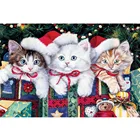 Набор для алмазной вышивки 5D с кошками