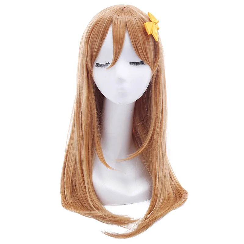 Парик L-email Love Live Sunshine, косплей, парики LoveLive Kanan Ruby Mari Honoka Yoshiko Riko You Watanabe, парик для косплея, синтетические волосы - Цвет: Milk Brown